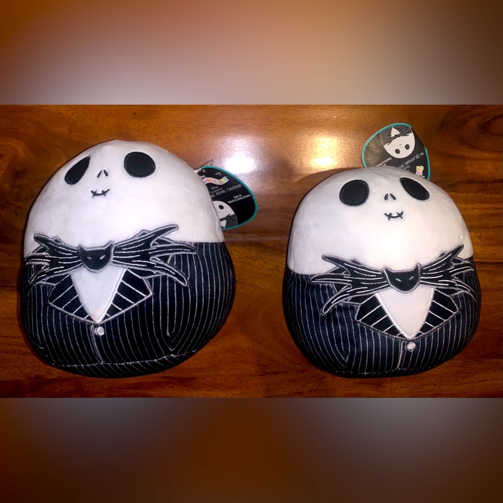 Small plushie from Nightmare Before Christmas Jack Skeleton by Marshmallows.